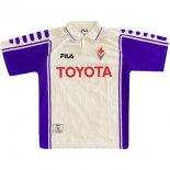 2ª Equipación Replica Camiseta Fiorentina FILA Retro 1999 2000 Blanco