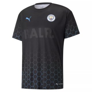 Replica Camiseta Manchester City BALR 2021-2022 Negro