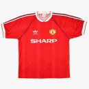 1ª Equipación Replica Camiseta Manchester United Retro 1990 1992 Rojo