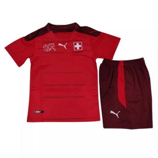 1ª Equipación Camiseta Suiza Niño 2021 Rojo