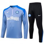 Sudadera De Training Inter Milan 2024-2025 Gris Azul 3