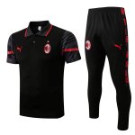 Polo AC Milan Conjunto Completo 2022-2023 Negro Polo AC Milan Conjunto Completo 2022-2023 Negro