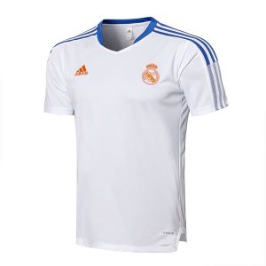 Camiseta Entrenamiento Real Madrid Conjunto Completo 2022 Blanco Negro