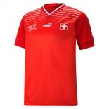 Camiseta Suiza 1ª Equipación 2022 Rojo