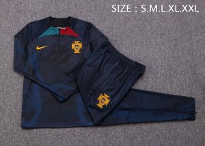 Sudadera De Training Portugal 2023 Azul