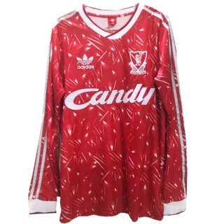 1ª Equipación Replica Camiseta Liverpool ML Retro 1989 1991 Rojo