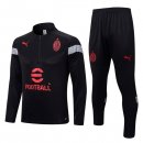 Sudadera De Training AC Milan 2023-2024 Negro