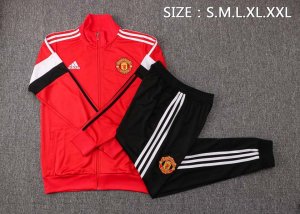 Chandal Manchester United 2022 Rojo Negro Blanco