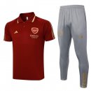 Polo Arsenal Conjunto Completo 2024 Rojo