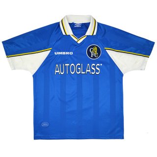 1ª Equipación Replica Camiseta Chelsea Retro 1997 1999 Azul