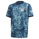 Replica Camiseta Argentina Pre Match 2020 Azul