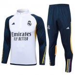 Sudadera De Training Real Madrid 2024 Blanco Azul