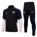 Sudadera De Training Manchester United 2022-2023 Negro Rosa