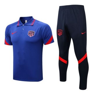 Polo Atletico Madrid Conjunto Completo 2022-2023 Azul 1