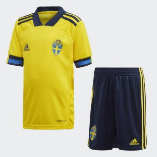 1ª Equipación Camiseta Suecia Niño 2020 Amarillo