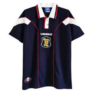 1ª Equipación Replica Camiseta Escocia Retro 1996 1998 Azul