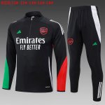 Niños Sudadera De Training Arsenal 2024-2025 Negro 3 Niños Sudadera De Training Arsenal 2024-2025 Negro 3