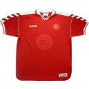 1ª Equipación Replica Camiseta Dinamarca Retro 1998 Rojo