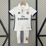 Camiseta Real Madrid 1ª Equipación Retro Niño 2016 2017