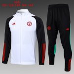 Ninos Chandal Manchester United 2024 Blanco Negro Ninos Chandal Manchester United 2024 Blanco Negro