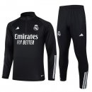 Sudadera De Training Real Madrid 2024-2025 Negro