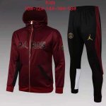 Niños Chandal Con Capucha Paris Saint Germain 2022 Rojo Negro Niños Chandal Con Capucha Paris Saint Germain 2022 Rojo Negro
