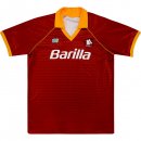 1ª Equipación Replica Camiseta AS Roma Retro 1990 1991 Naranja