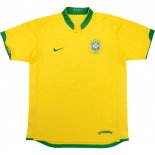 1ª Equipación Replica Camiseta Brasil Retro 2006 Amarillo