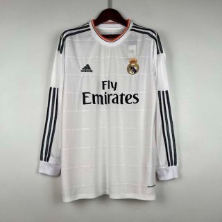 Tailandia Camiseta Real Madrid 1ª Equipación ML Retro 2013 2014