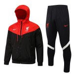 Rompevientos Liverpool Conjunto Completo 2022 Negro Rojo Rompevientos Liverpool Conjunto Completo 2022 Negro Rojo