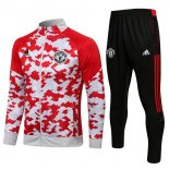 Chandal Manchester United 2022 Rojo Blanco 3