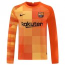 Replica Camiseta Barcelona Portero ML 2021-2022 Rojo