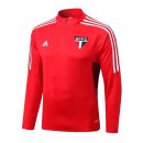 Sudadera De Training Sao Paulo Top 2023 Rojo