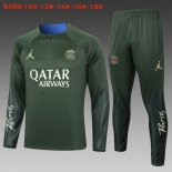 Ninos Sudadera De Training PSG 2024-2025 Verde