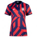 Camiseta Estados Unidos 2ª Equipación Mujer 2022 Rojo