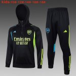 Ninos Sudadera Con Capucha Arsenal 2024 Negro 2 Ninos Sudadera Con Capucha Arsenal 2024 Negro 2