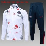 Niños Chandal PSG 2024-2025 Blanco Rojo 3 Niños Chandal PSG 2024-2025 Blanco Rojo 3