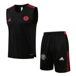 Camiseta Bayern Munich Sin Mangas Conjunto Completo 2022 Negro