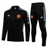 Sudadera De Training Manchester United 2022 Negro