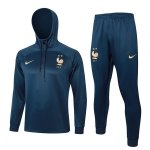 Chandal Con Capucha Francia 2024-2025 Azul Chandal Con Capucha Francia 2024-2025 Azul