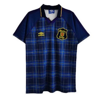 1ª Equipación Replica Camiseta Escocia Retro 1994 1996 Azul