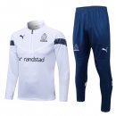 Sudadera De Training Marsella 2022-2023 Blanco Azul