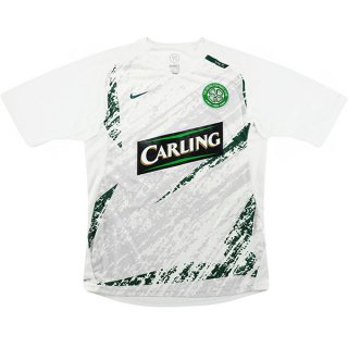 2ª Equipación Replica Camiseta Celtic Retro 2007 2008 Blanco