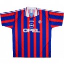 1ª Equipación Replica Camiseta Bayern Retro 1995 1997 Azul Rojo