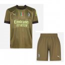 Camiseta AC Milan 3ª Equipación Niño 2022-2023