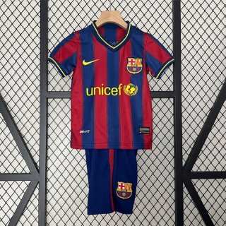 Camiseta Barcelona 1ª Equipación Retro Niño 2009 2010