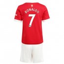 1ª Equipación Camiseta Manchester United NO.7 Ronaldo Niño 2021-2022