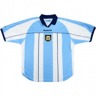 1ª Equipación Replica Camiseta Argentina Retro 2000 Azul