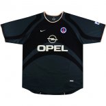 3ª Equipación Replica Camiseta Paris Saint Germain Retro 2001 Negro