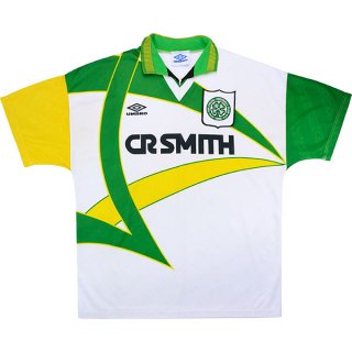 3ª Equipación Replica Camiseta Celtic Retro 1994 1995 Blanco